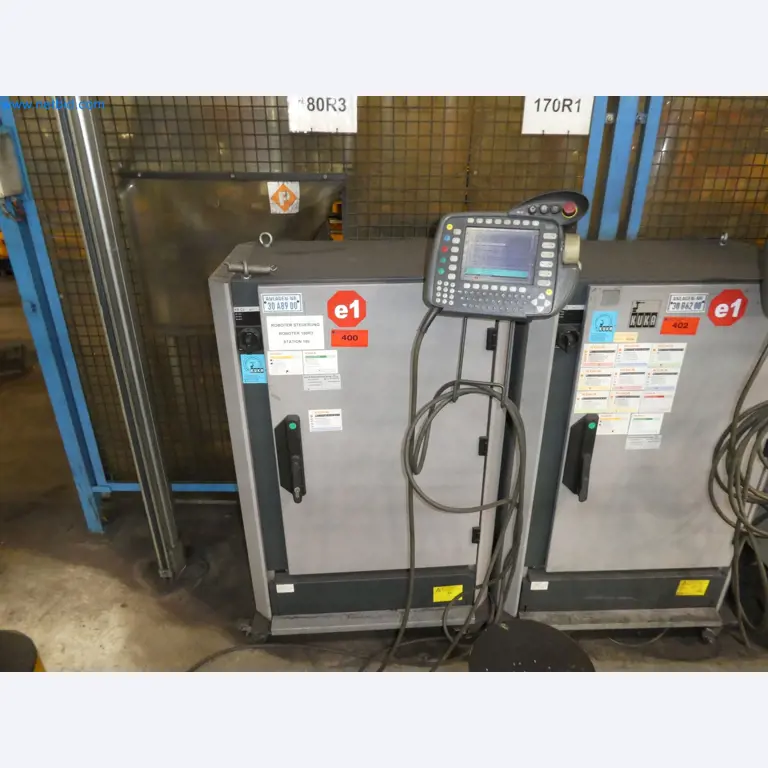 Robots, welding equipment and assembly accessories from the automotive industry-16