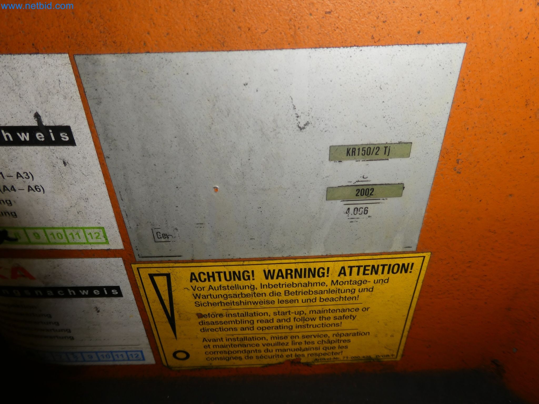 Robots, welding equipment and assembly accessories from the automotive industry-75