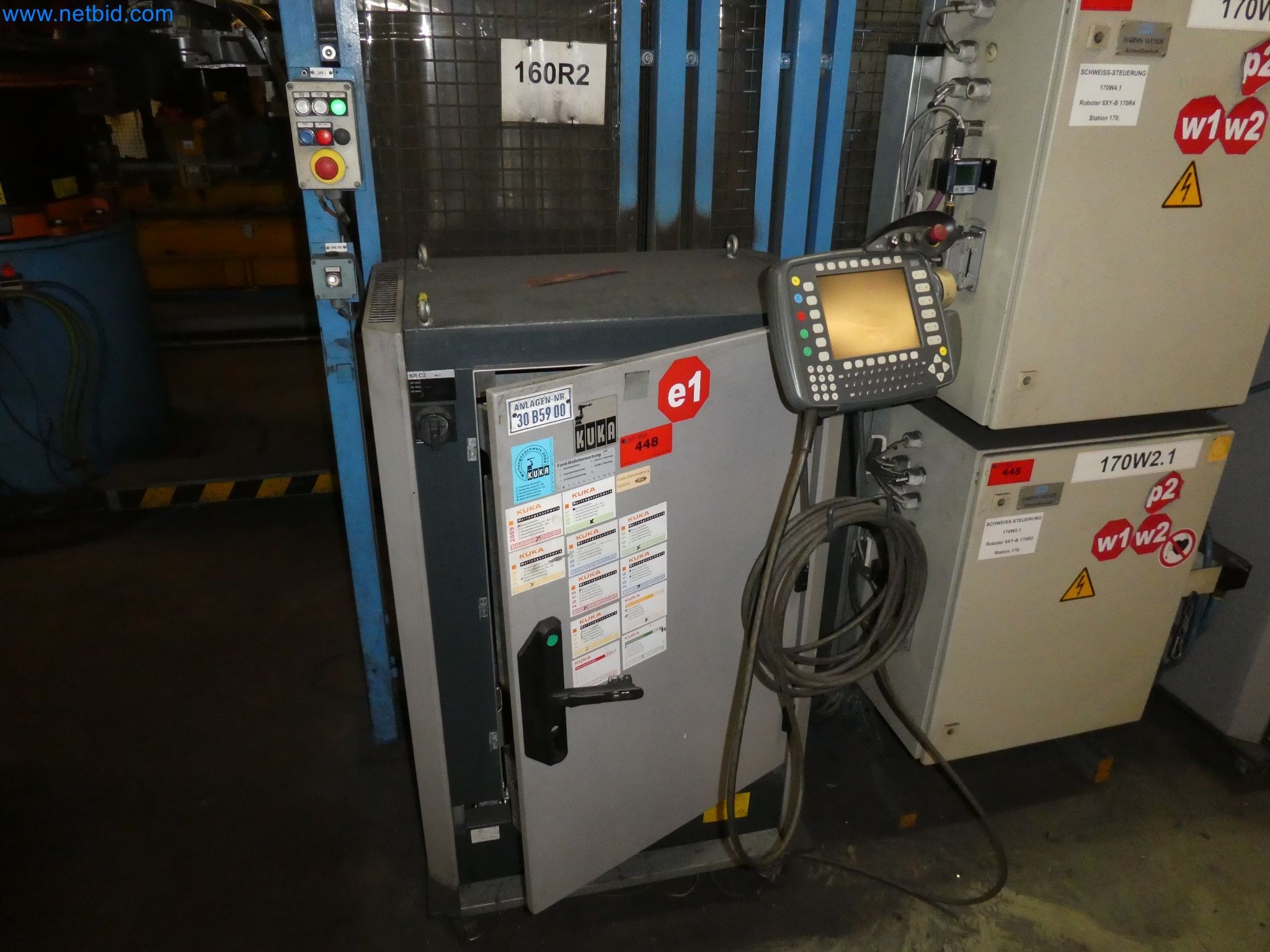 Robots, welding equipment and assembly accessories from the automotive industry-88