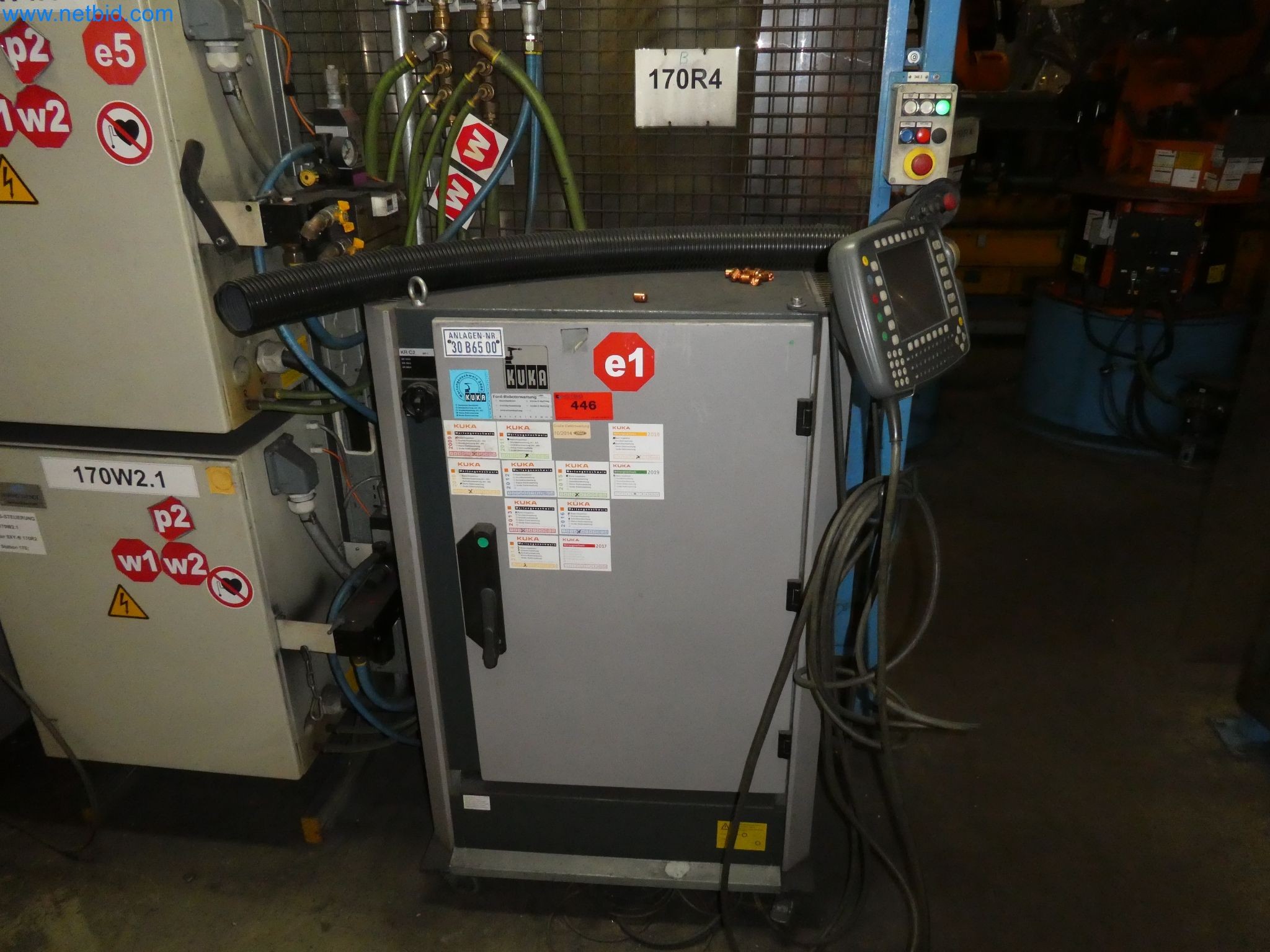 Robots, welding equipment and assembly accessories from the automotive industry-91