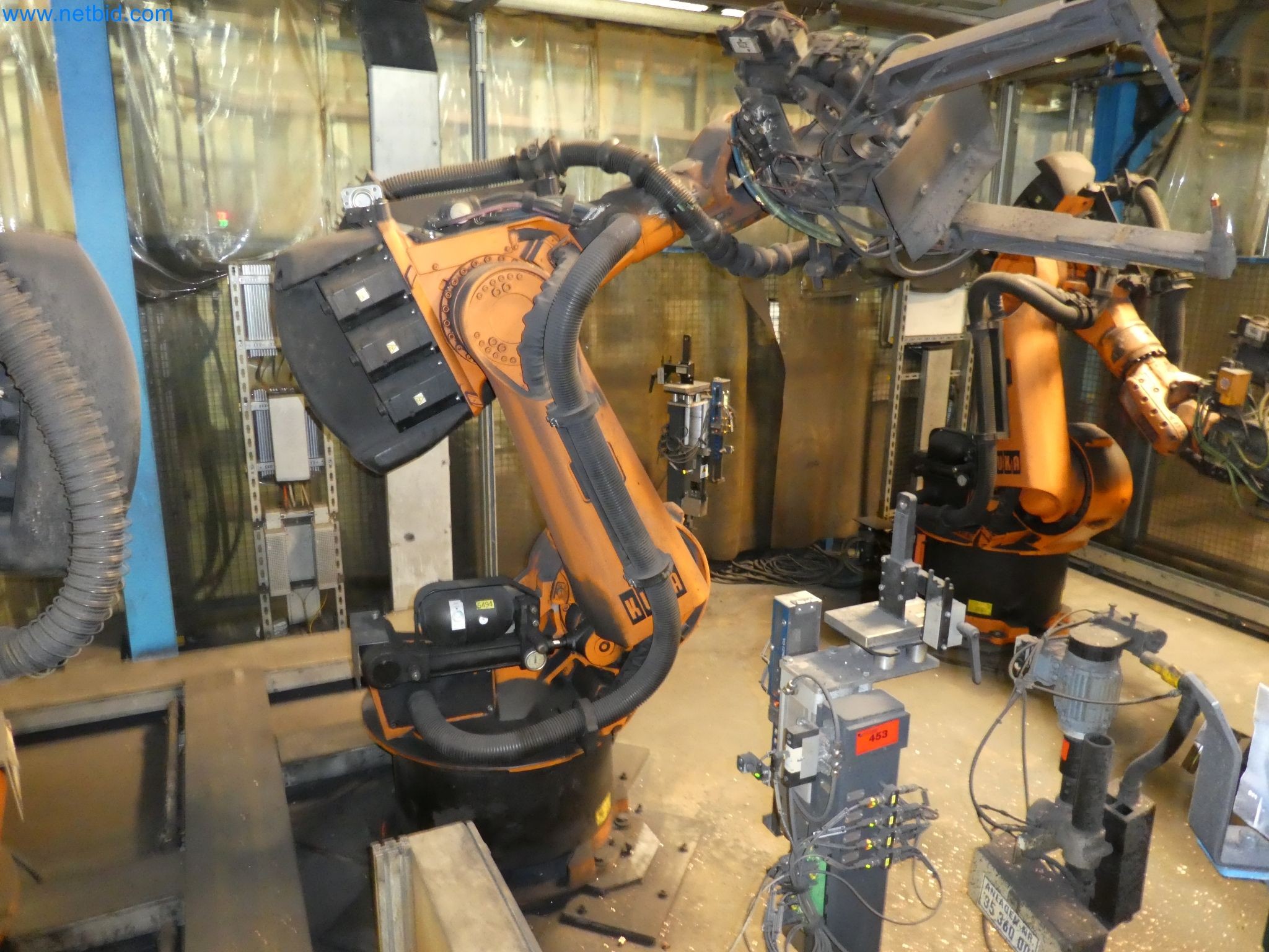 Robots, welding equipment and assembly accessories from the automotive industry-93