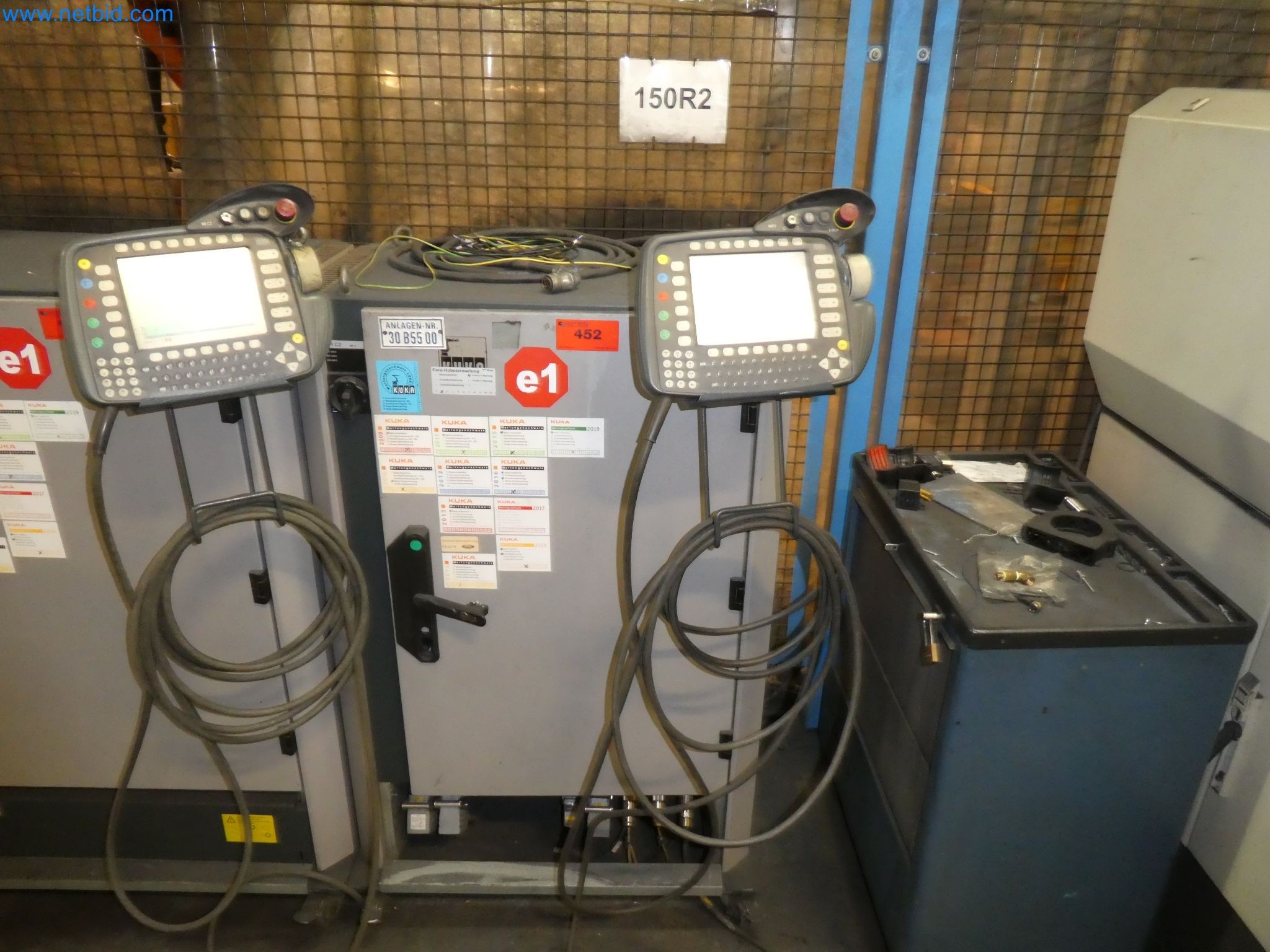 Robots, welding equipment and assembly accessories from the automotive industry-97