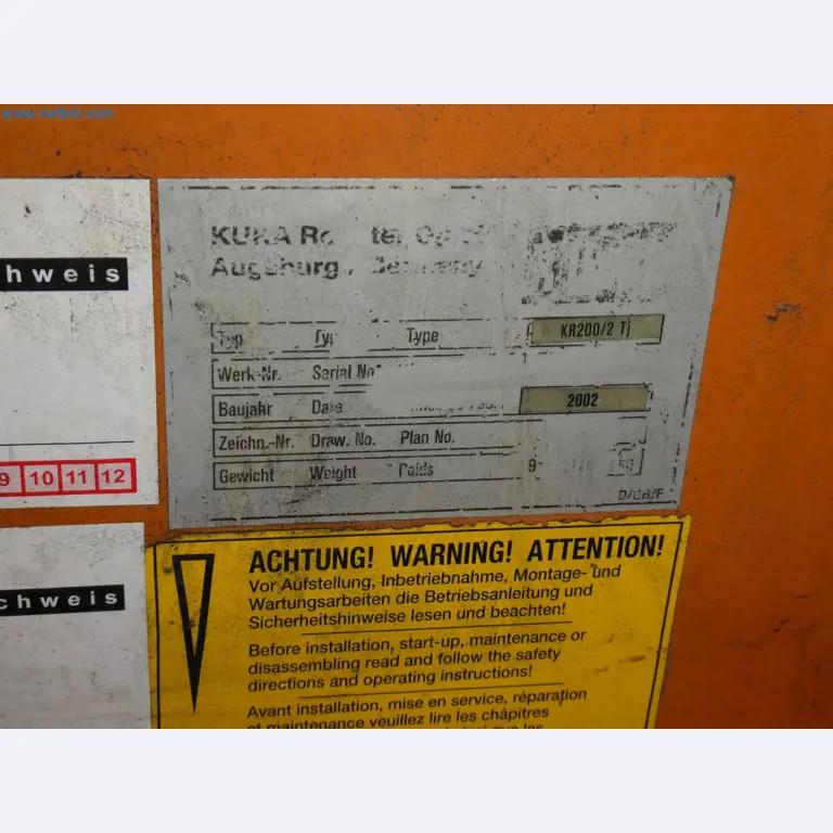 Robots, welding equipment and assembly accessories from the automotive industry-125