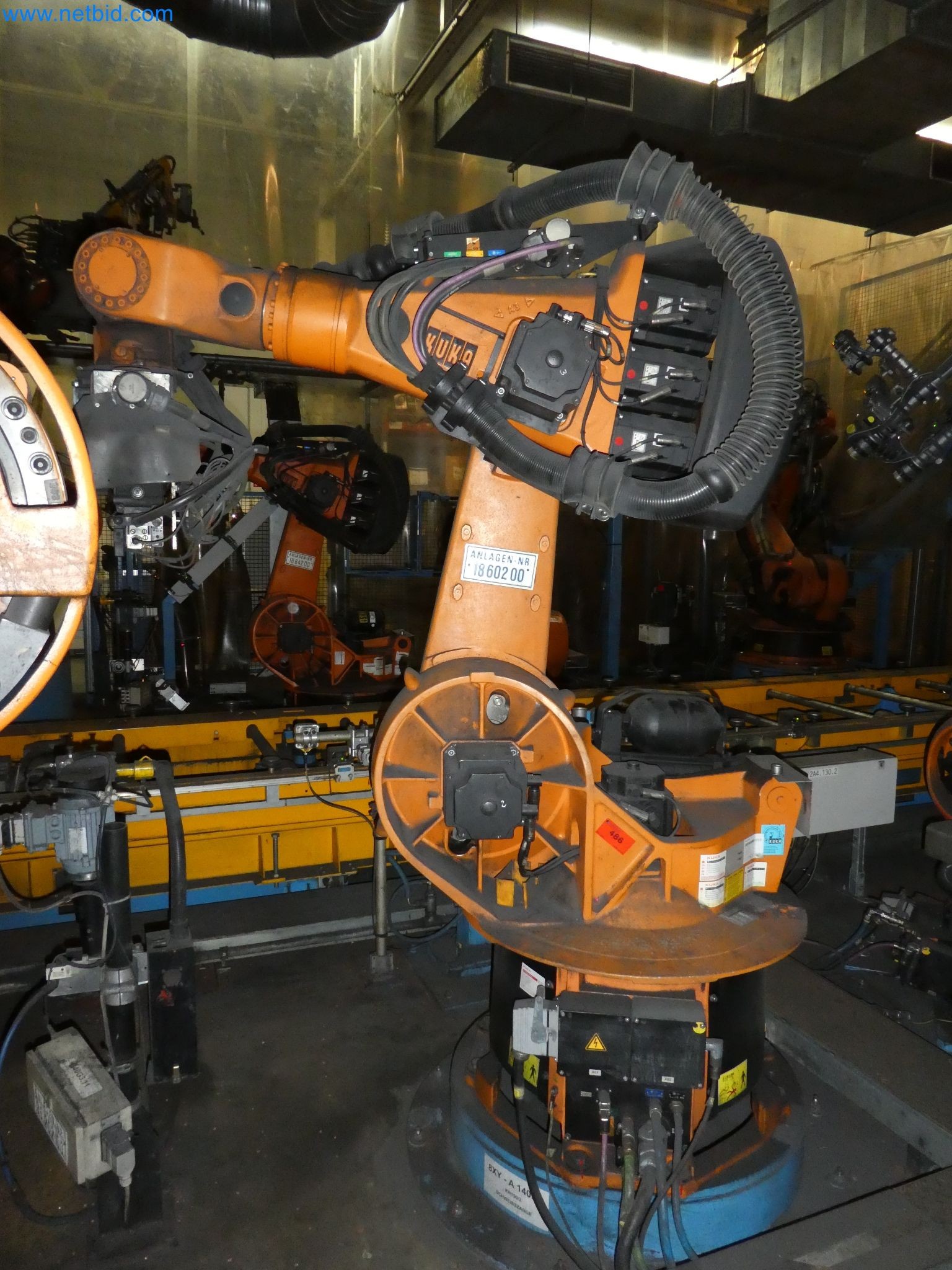 Robots, welding equipment and assembly accessories from the automotive industry-17