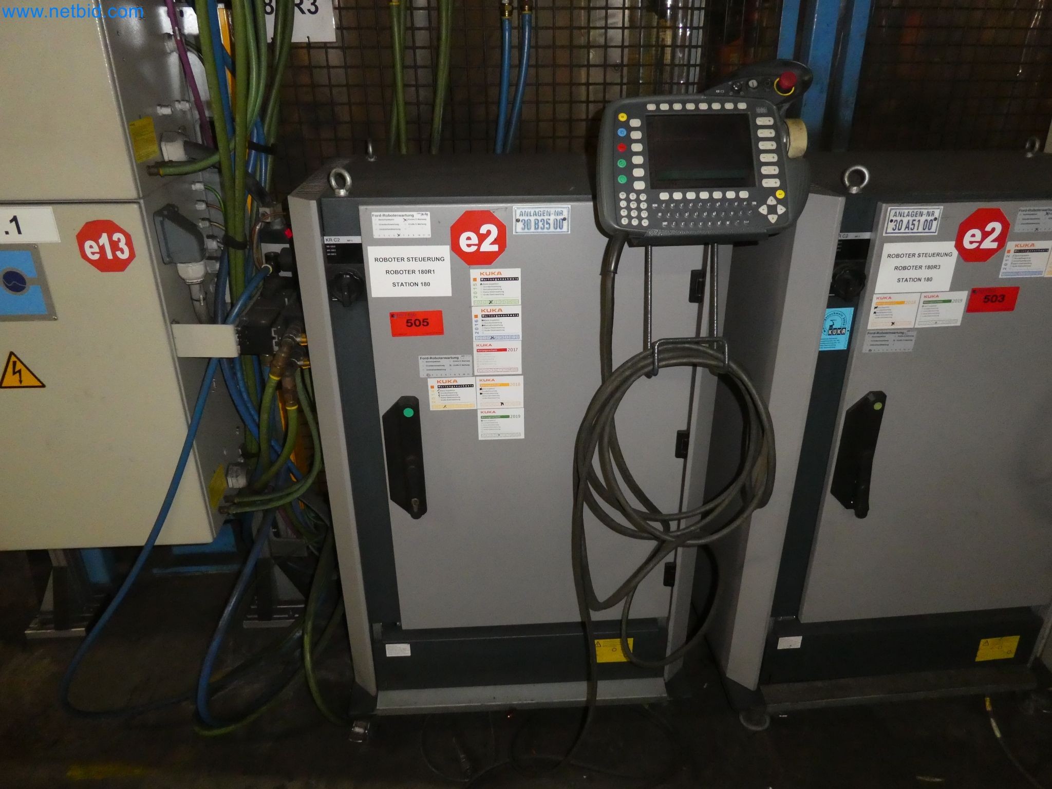 Robots, welding equipment and assembly accessories from the automotive industry-53