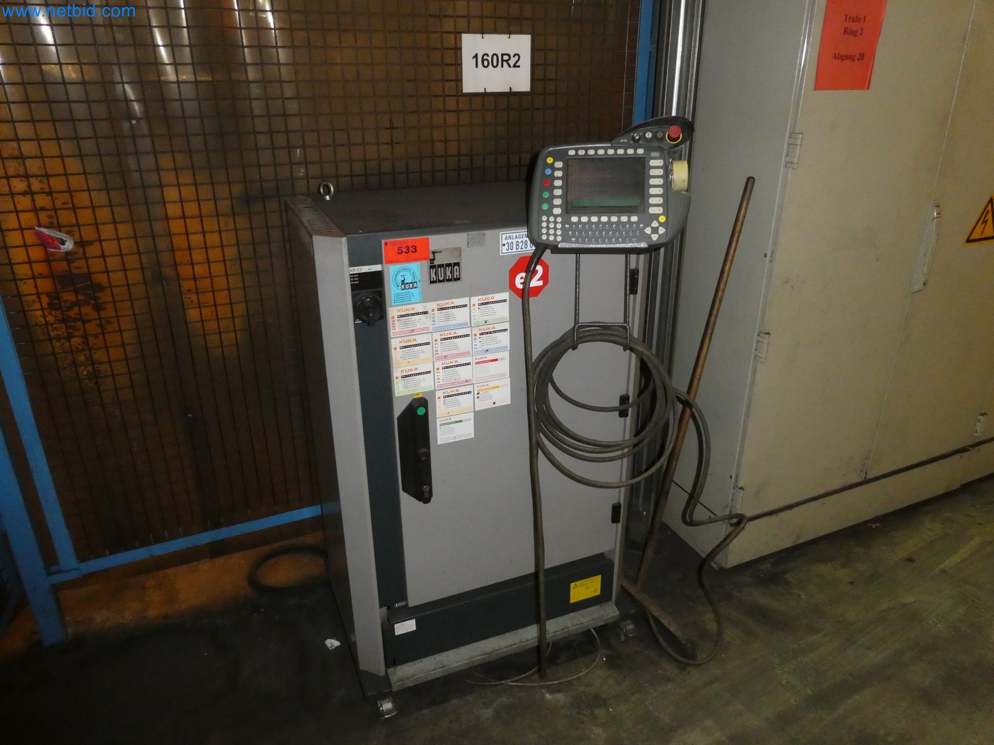 Robots, welding equipment and assembly accessories from the automotive industry-96