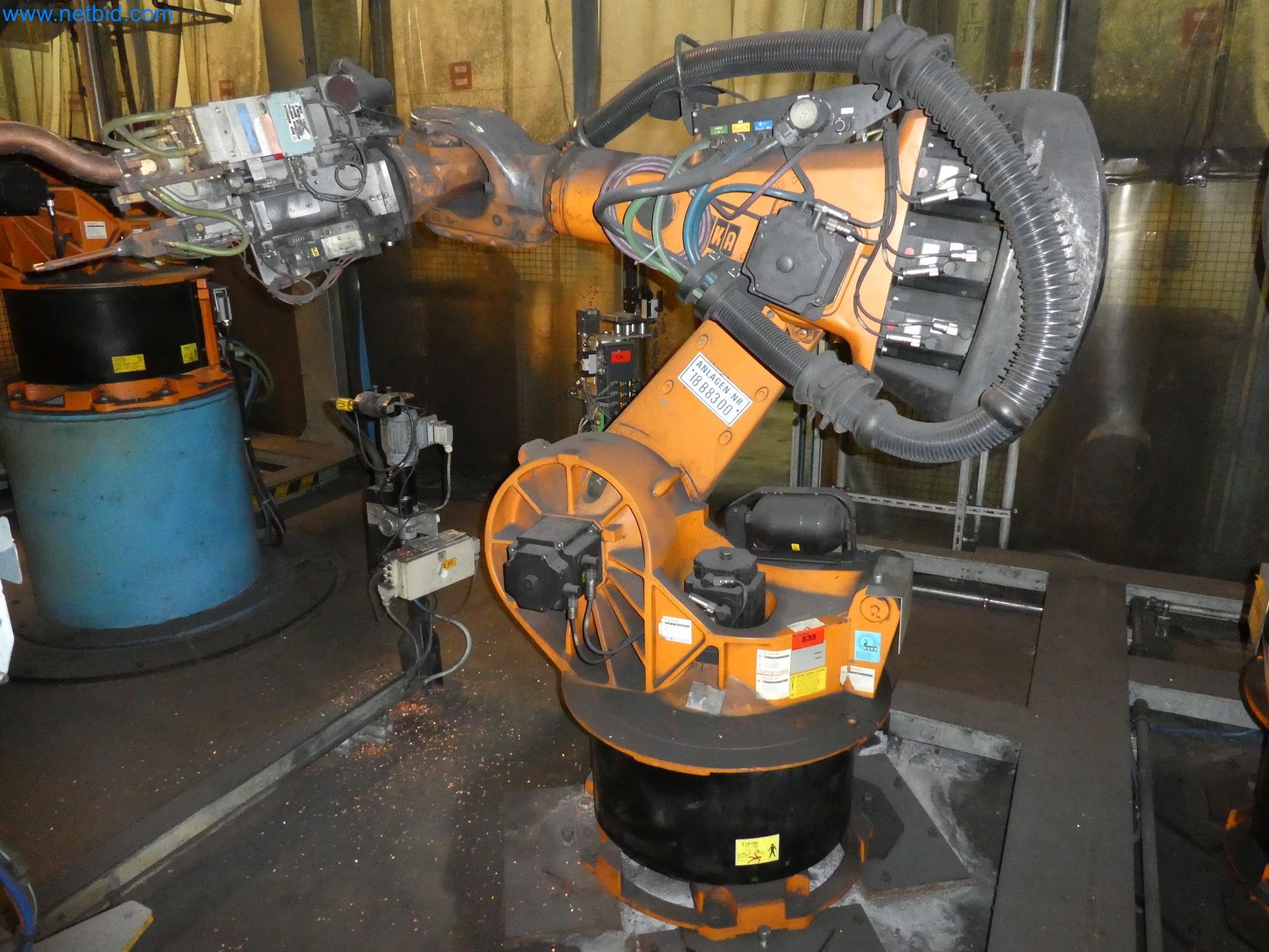 Robots, welding equipment and assembly accessories from the automotive industry-97