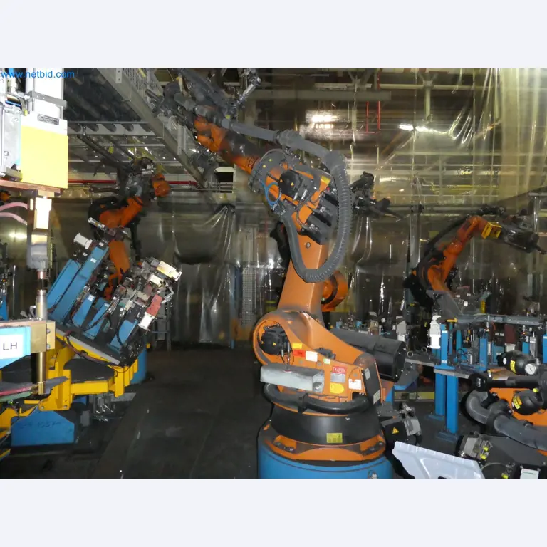 Robots, welding equipment and assembly accessories from the automotive industry-45