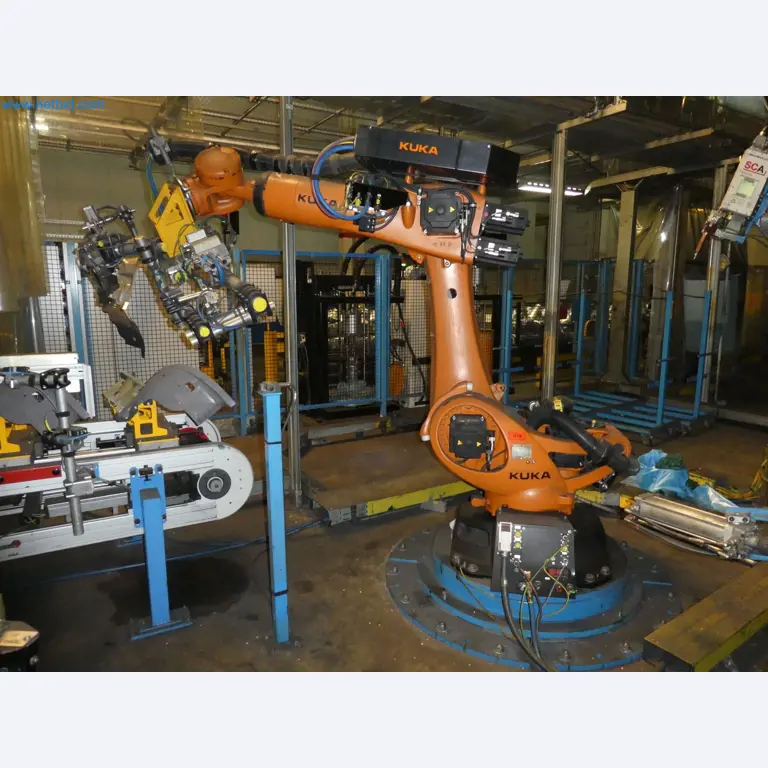 Robots, welding equipment and assembly accessories from the automotive industry-77