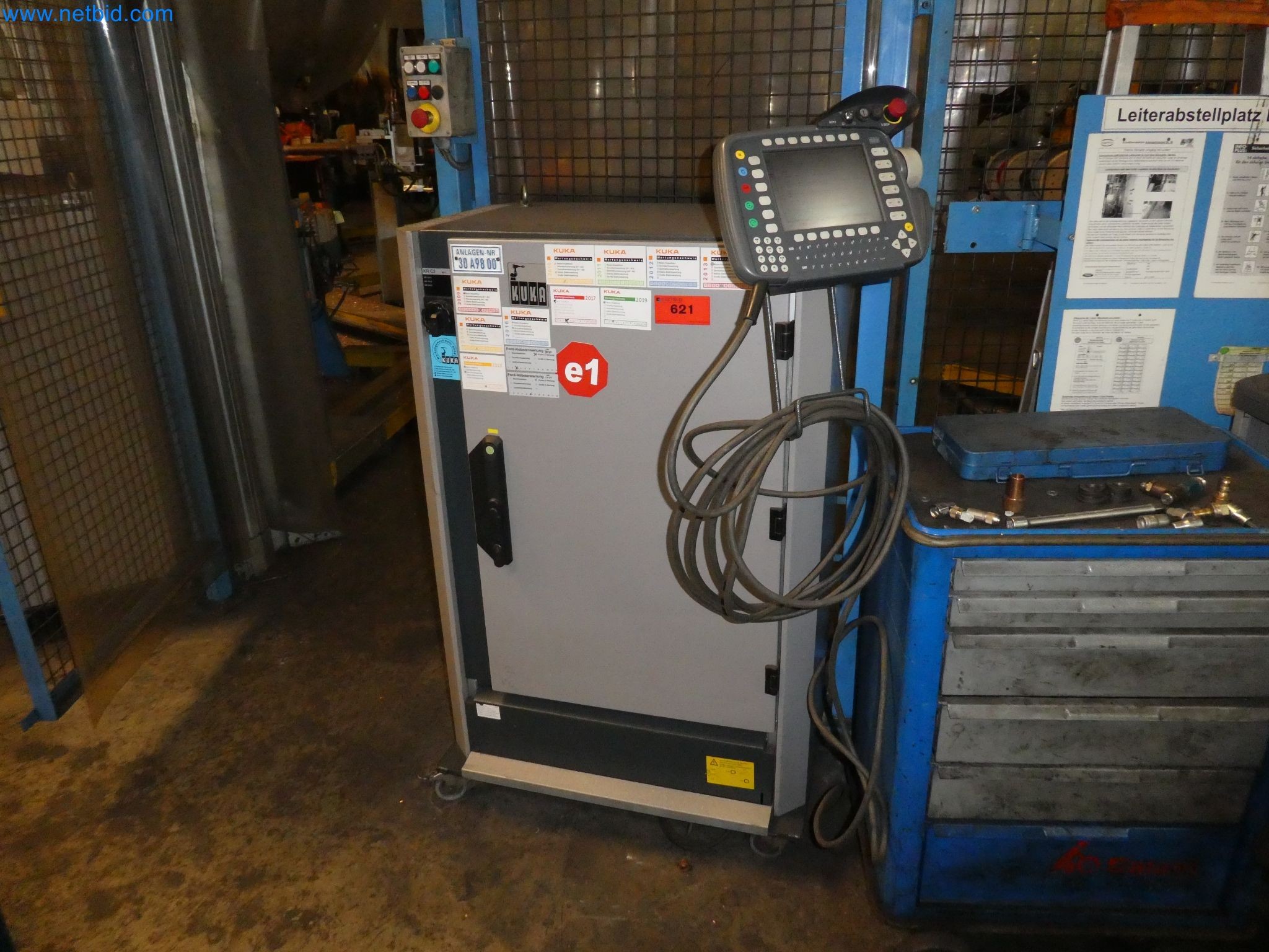 Robots, welding equipment and assembly accessories from the automotive industry-92