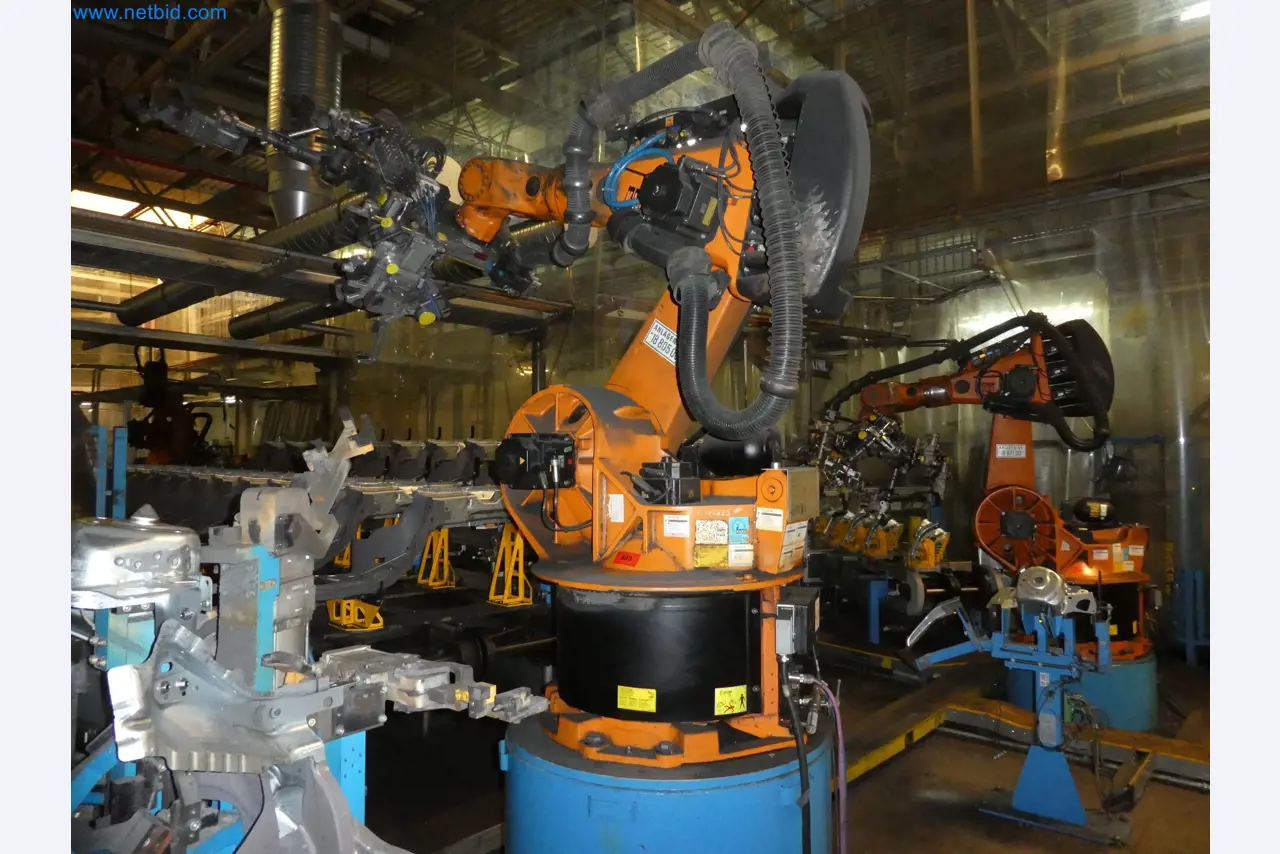 Robots, welding equipment and assembly accessories from the automotive industry-96
