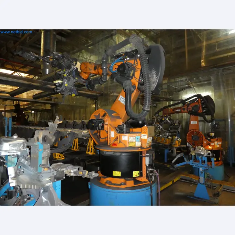 Robots, welding equipment and assembly accessories from the automotive industry-96