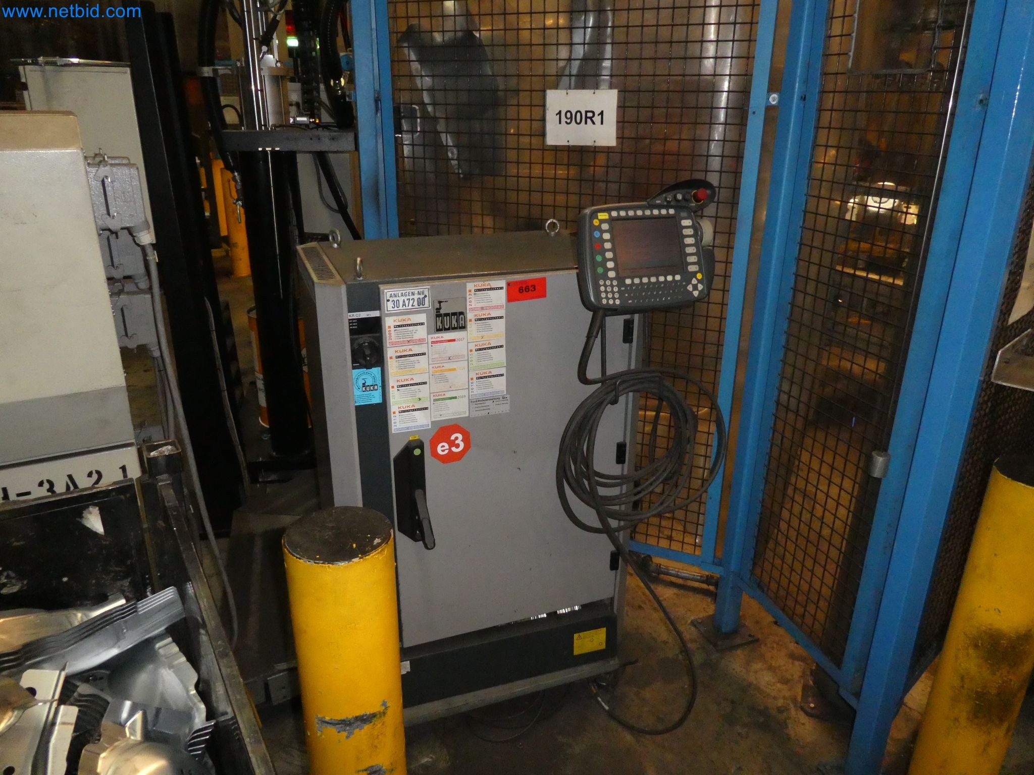 Robots, welding equipment and assembly accessories from the automotive industry-75