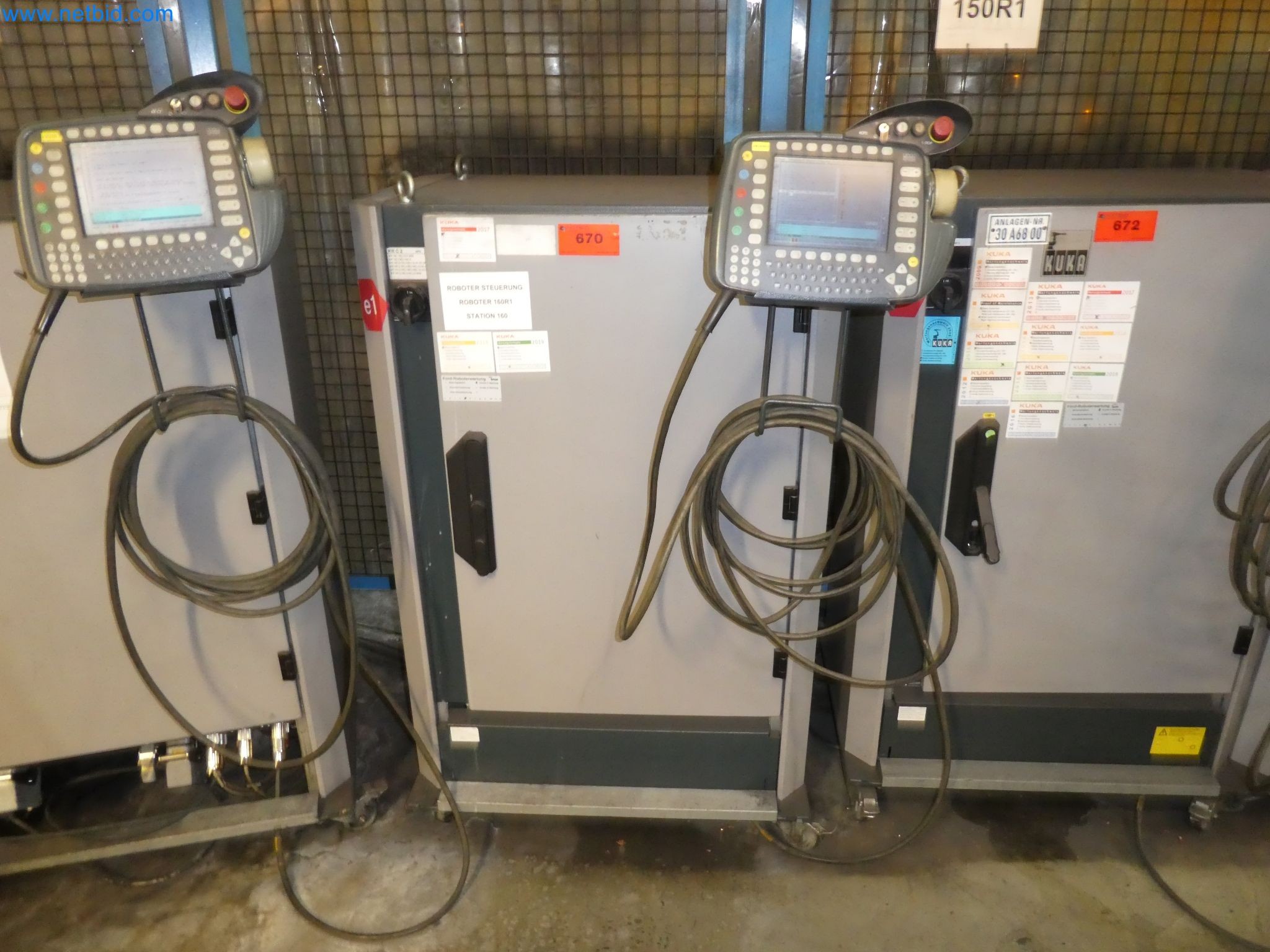 Robots, welding equipment and assembly accessories from the automotive industry-90