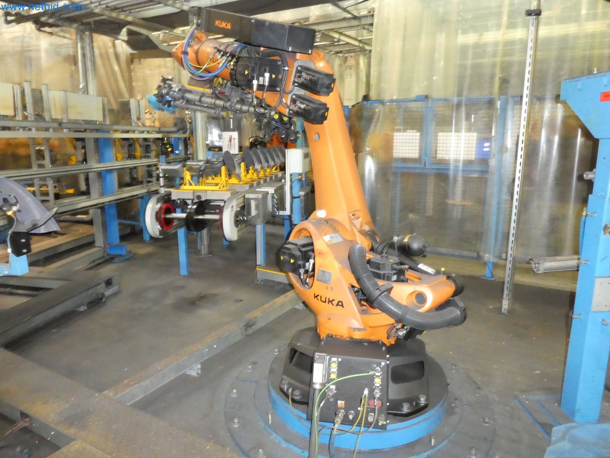 Robots, welding equipment and assembly accessories from the automotive industry-91