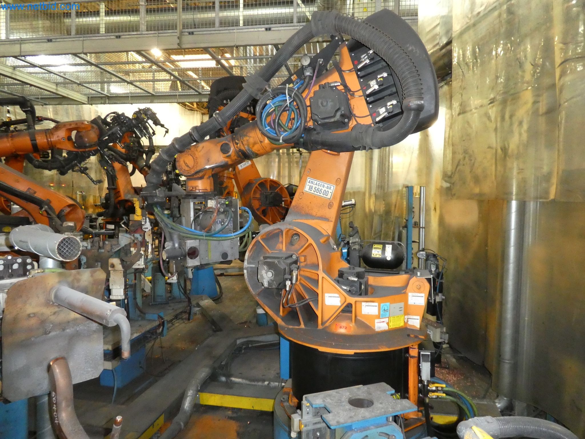 Robots, welding equipment and assembly accessories from the automotive industry-97