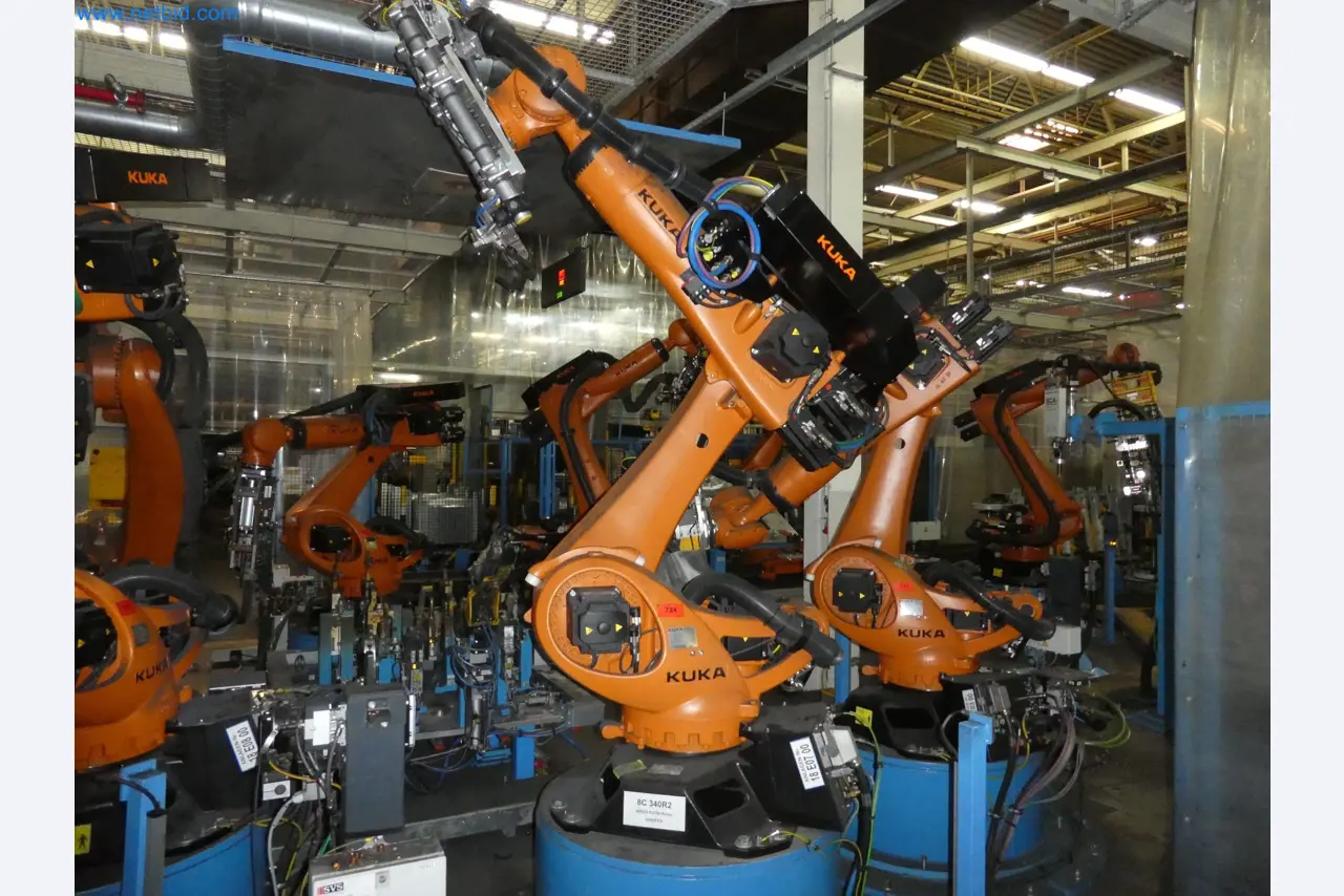 Robots, welding equipment and assembly accessories from the automotive industry-13
