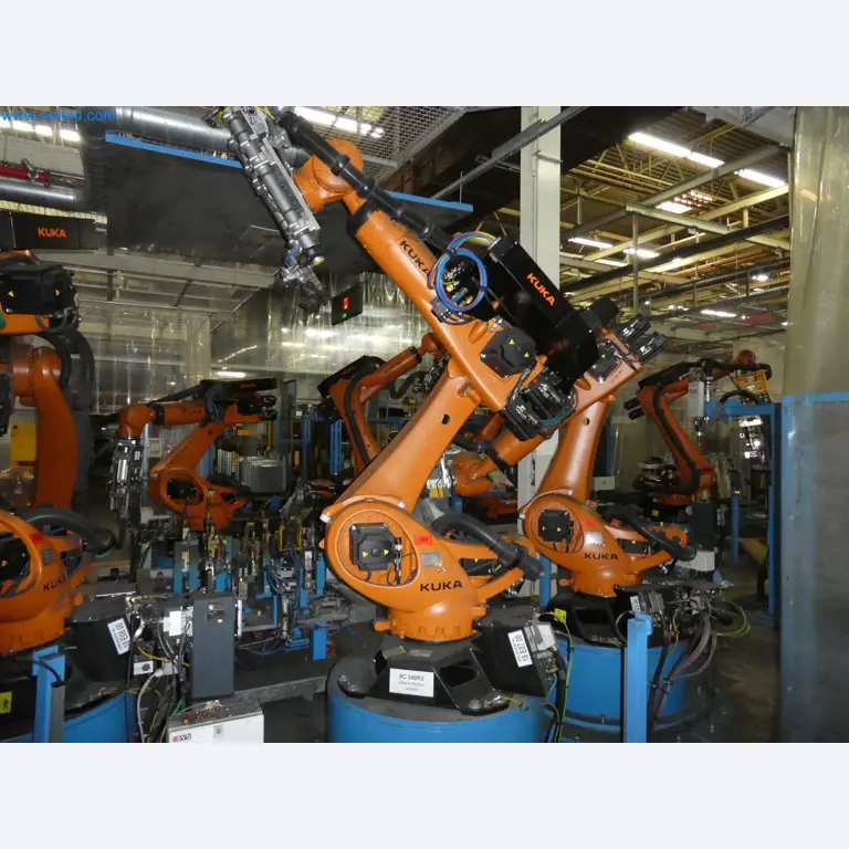 Robots, welding equipment and assembly accessories from the automotive industry-13