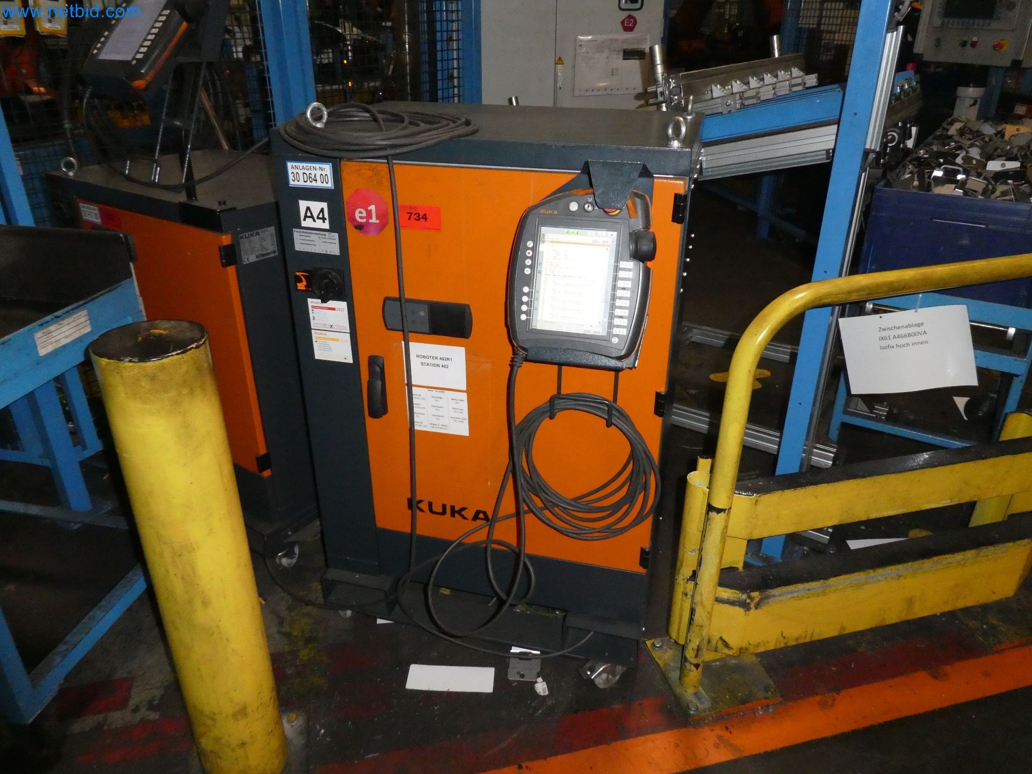 Robots, welding equipment and assembly accessories from the automotive industry-30