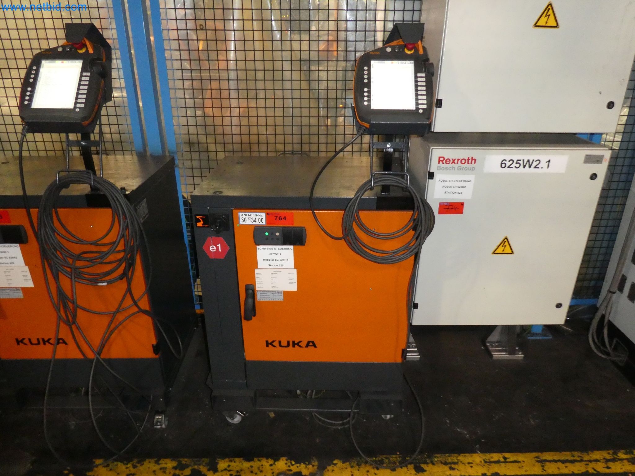 Robots, welding equipment and assembly accessories from the automotive industry-93