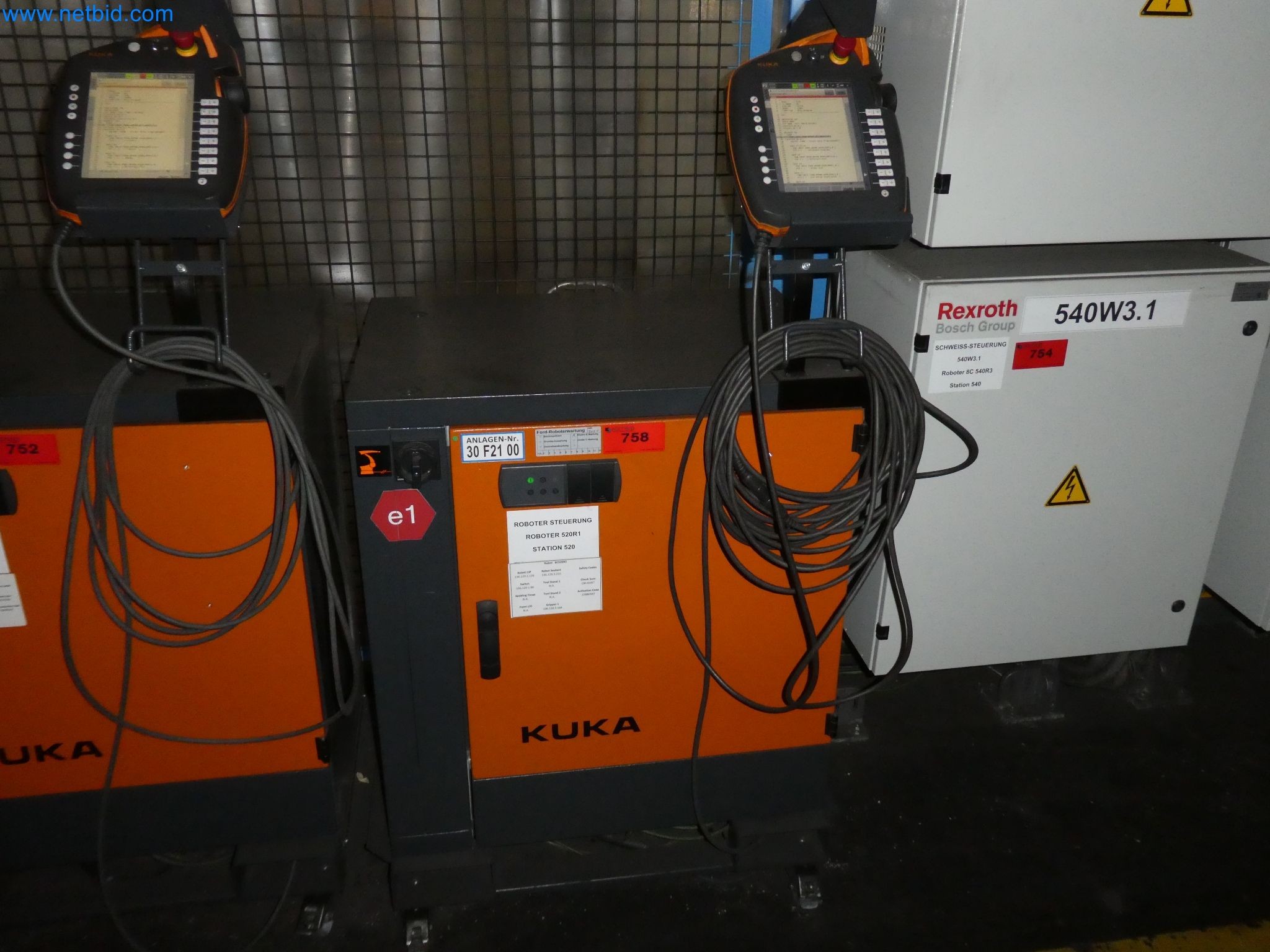 Robots, welding equipment and assembly accessories from the automotive industry-96