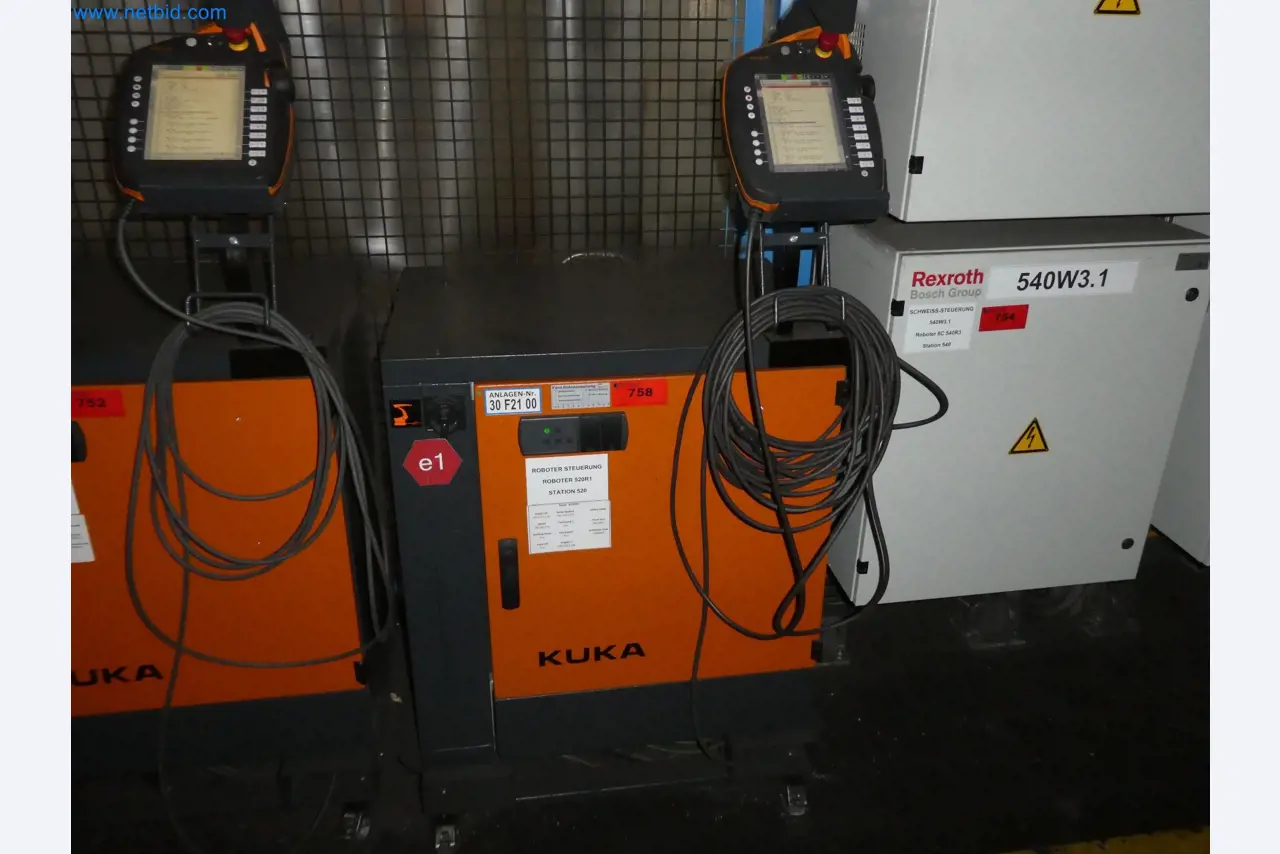 Robots, welding equipment and assembly accessories from the automotive industry-96