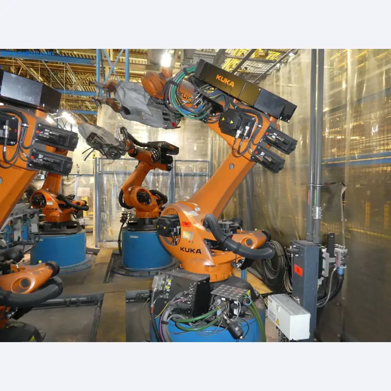 Robots, welding equipment and assembly accessories from the automotive industry-14
