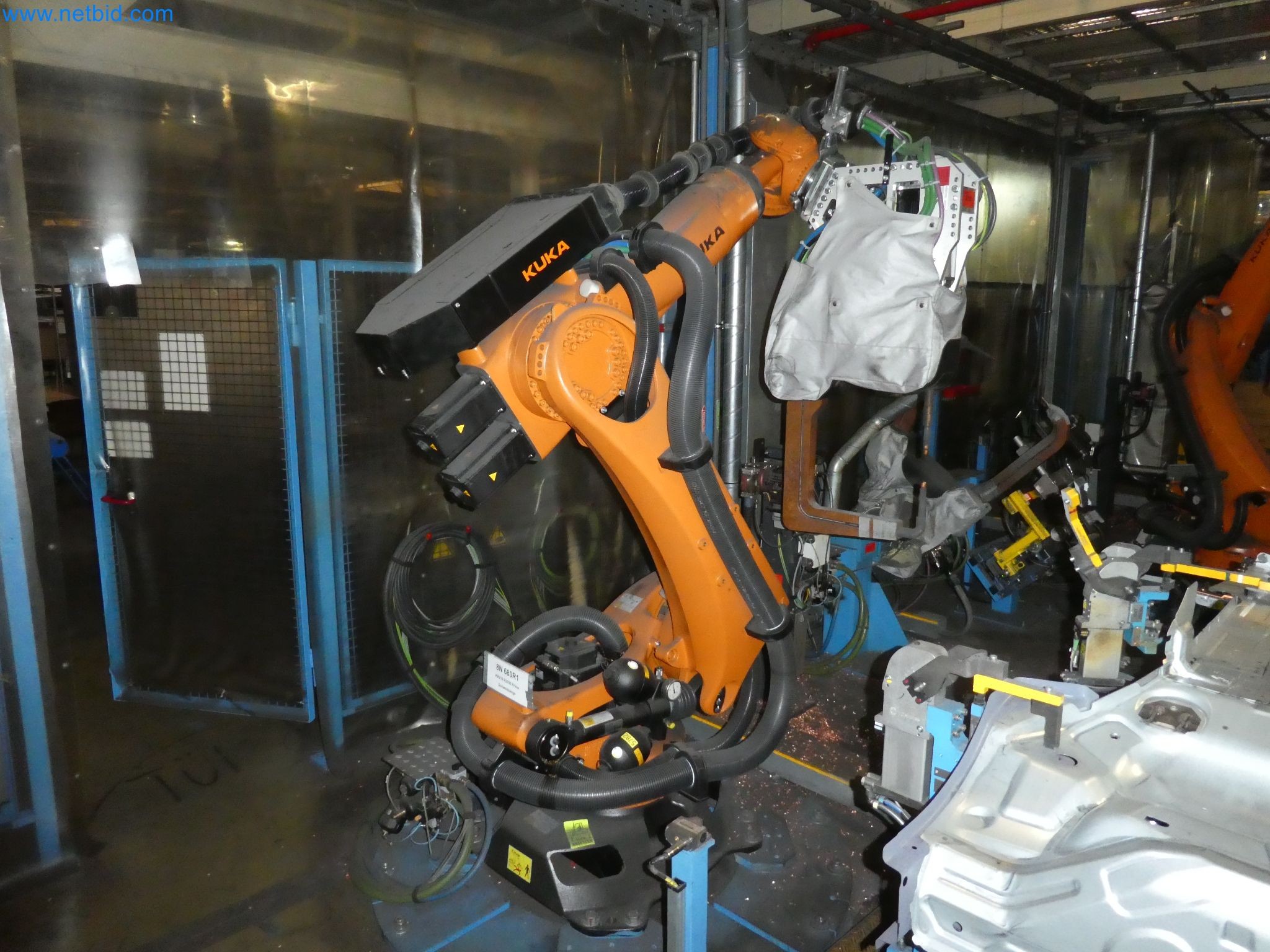 Robots, welding equipment and assembly accessories from the automotive industry-75