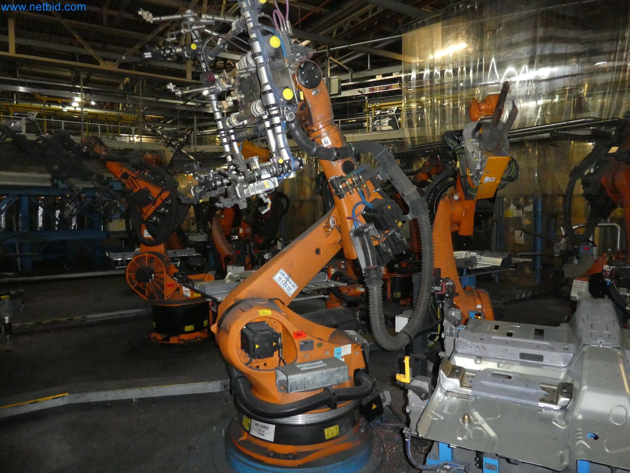 Robots, welding equipment and assembly accessories from the automotive industry-83