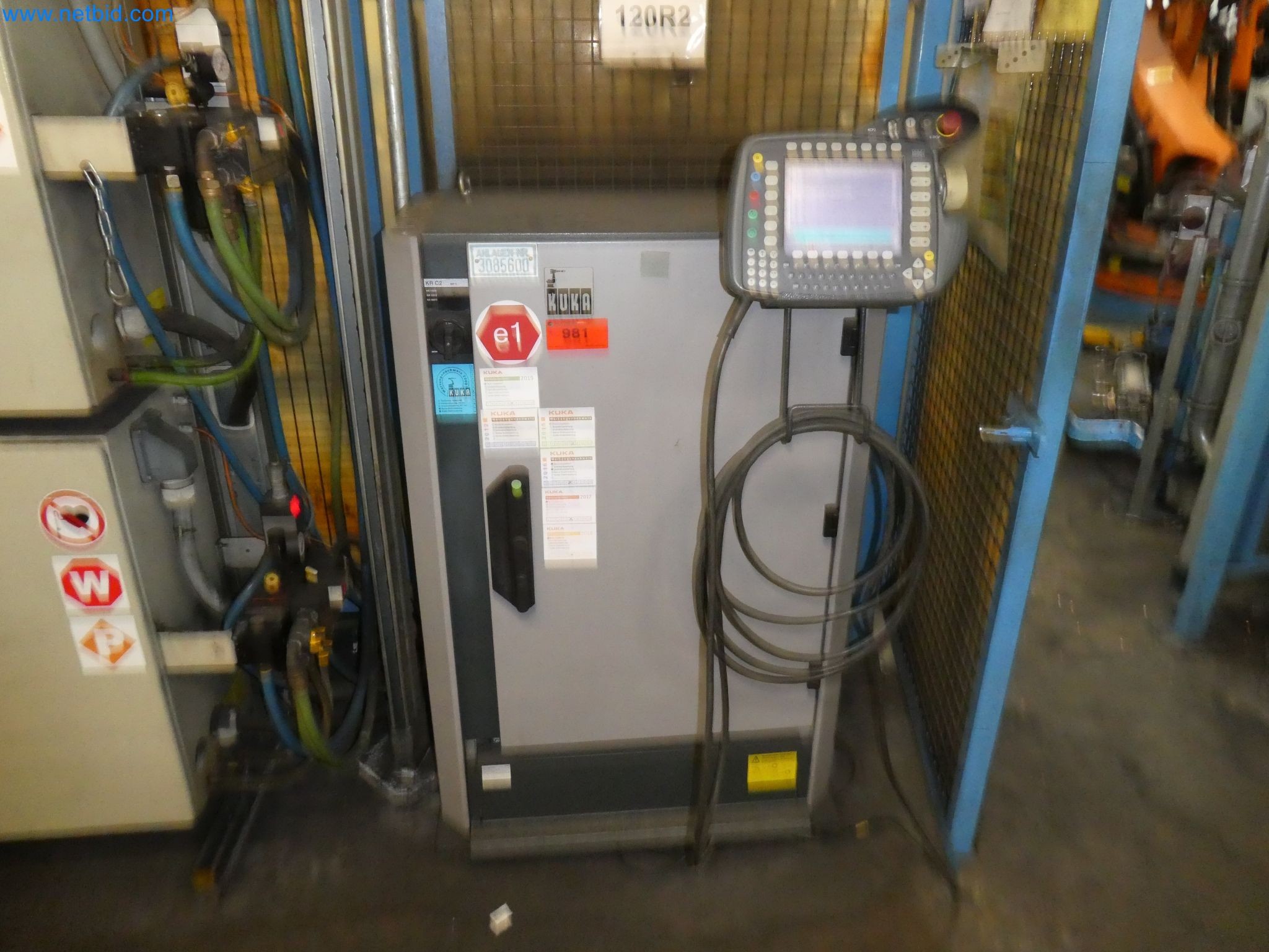 Robots, welding equipment and assembly accessories from the automotive industry-90