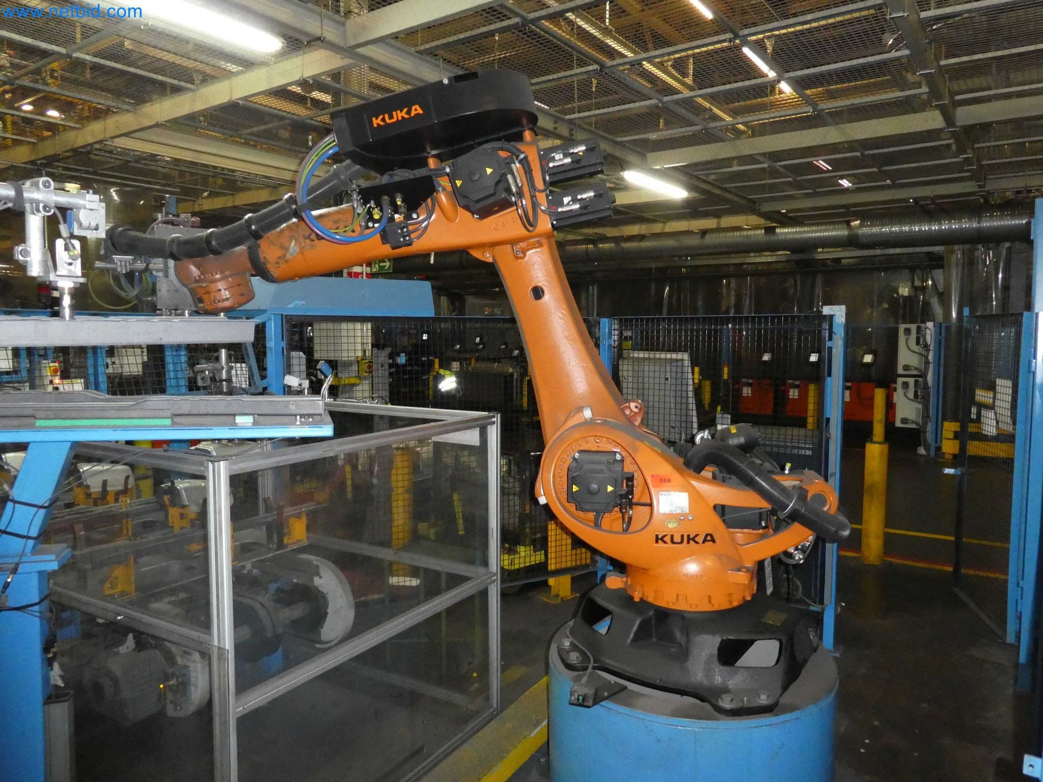 Robots, welding equipment and assembly accessories from the automotive industry-96