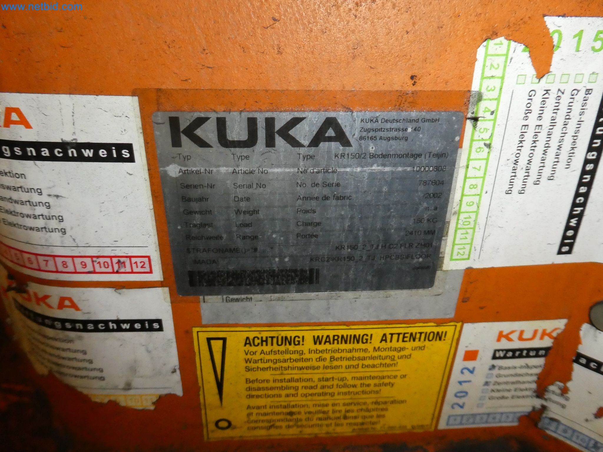 Robots, welding equipment and assembly accessories from the automotive industry-1