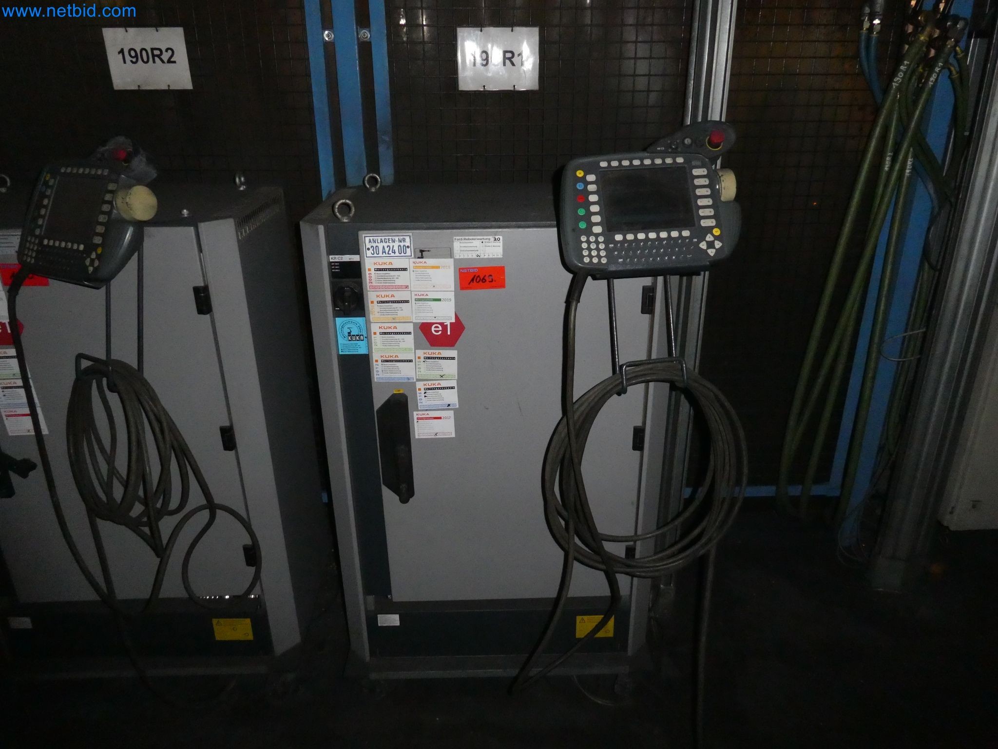 Robots, welding equipment and assembly accessories from the automotive industry-75