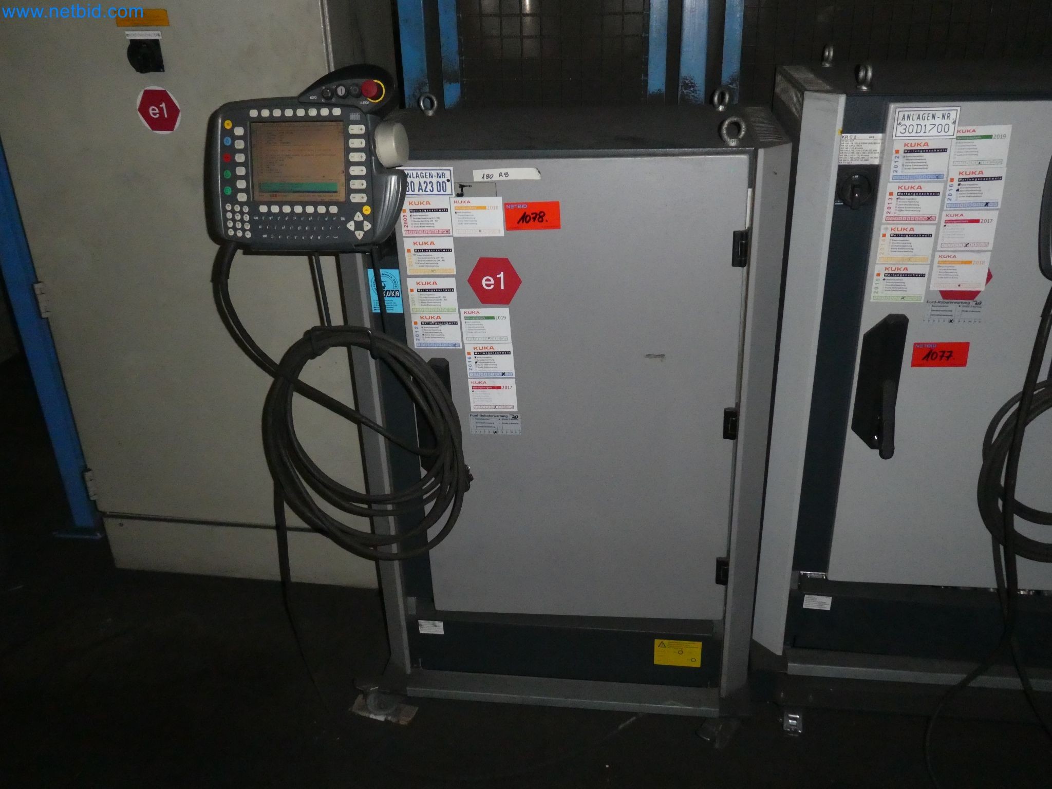 Robots, welding equipment and assembly accessories from the automotive industry-93