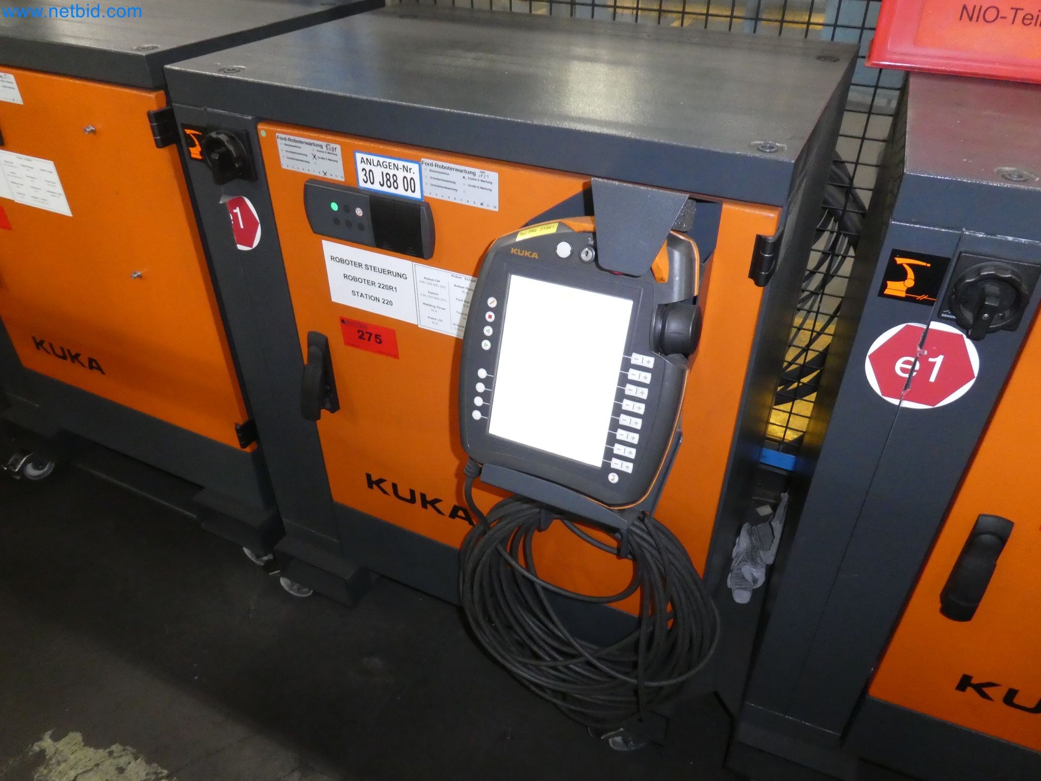 Robots, welding equipment and assembly accessories from the automotive industry-75