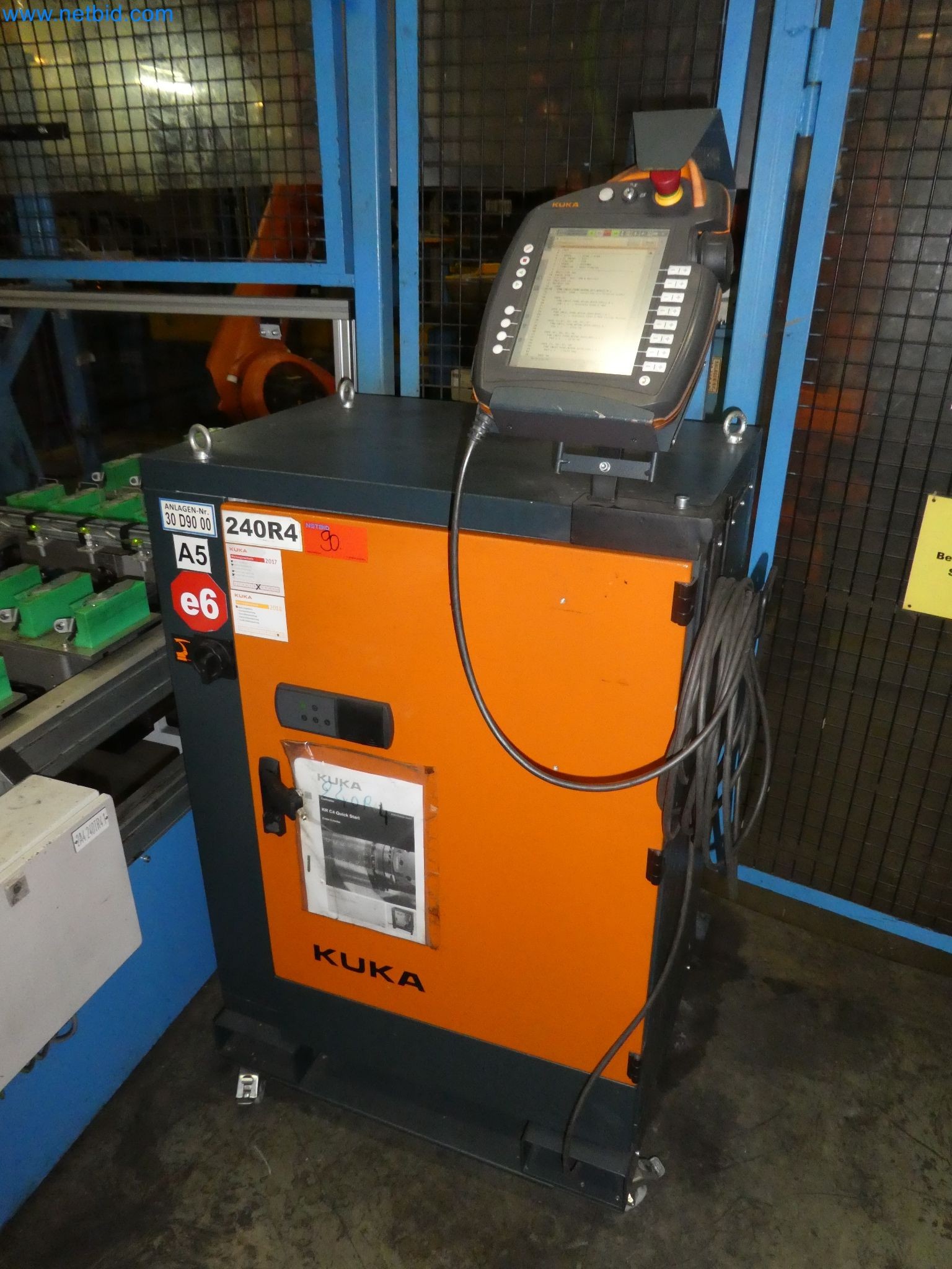 Robots, welding equipment and assembly accessories from the automotive industry-90