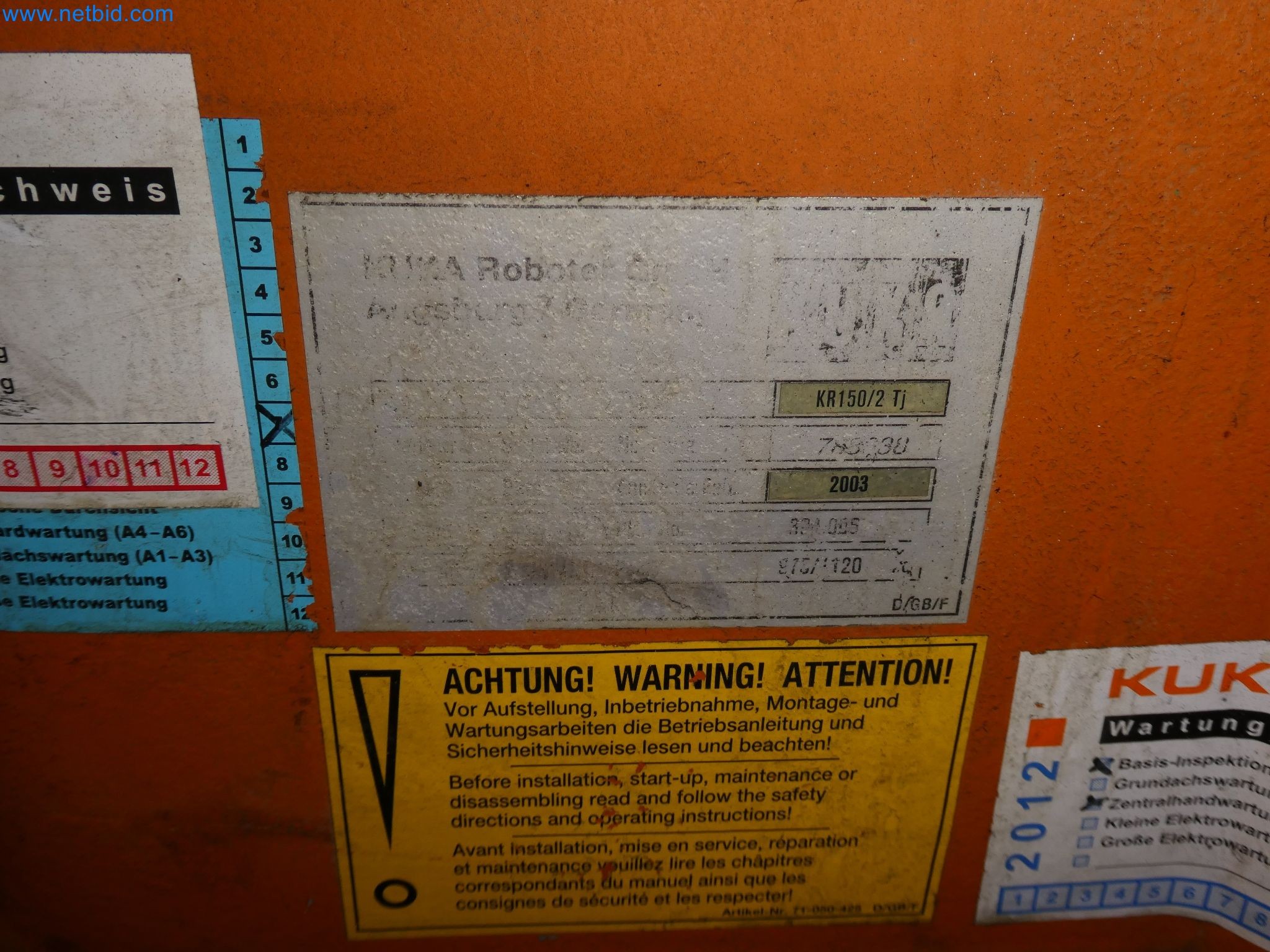 Robots, welding equipment and assembly accessories from the automotive industry-33