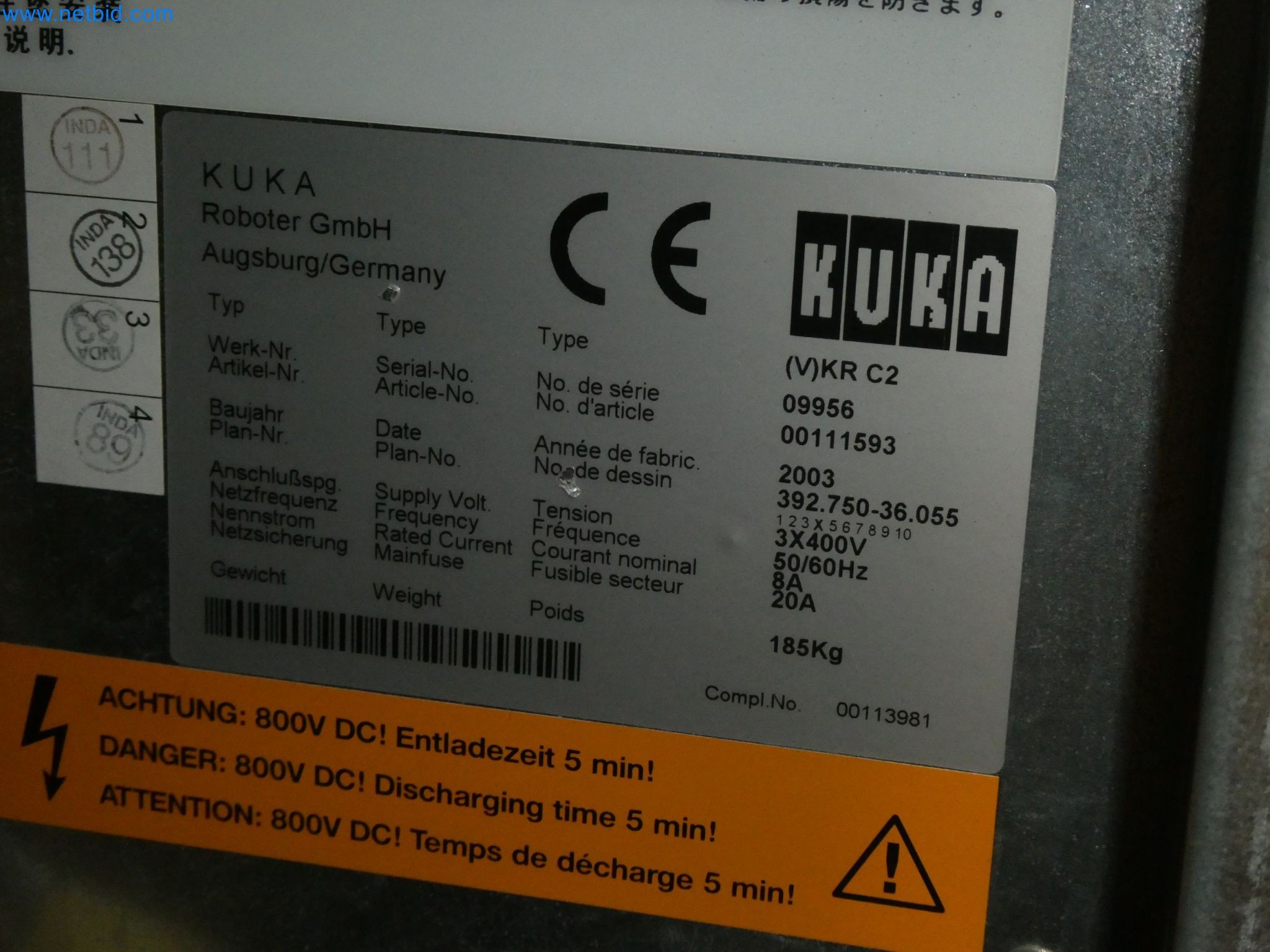 Robots, welding equipment and assembly accessories from the automotive industry-137