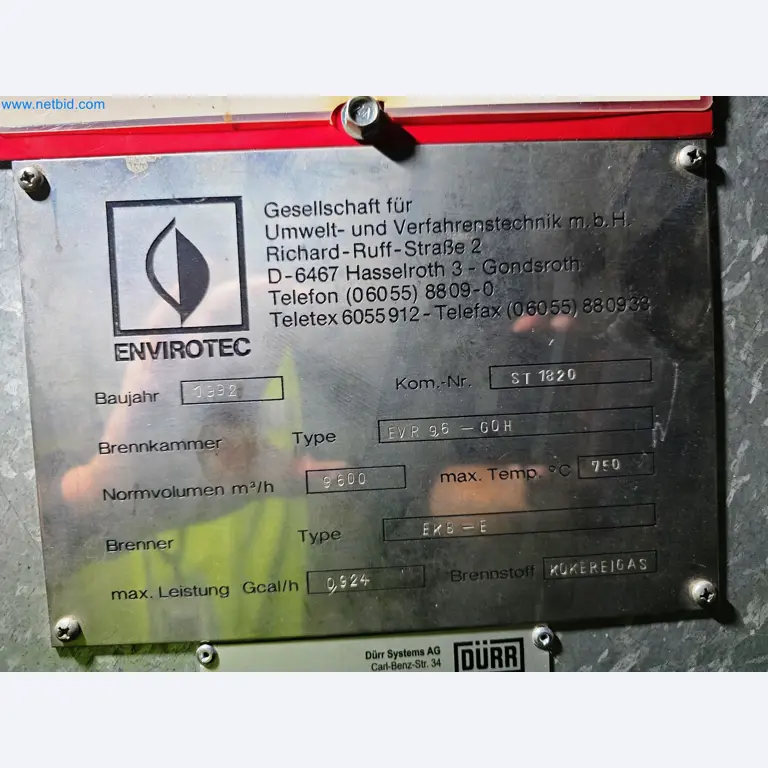 Thermal post-combustion systems from the automotive industry-2