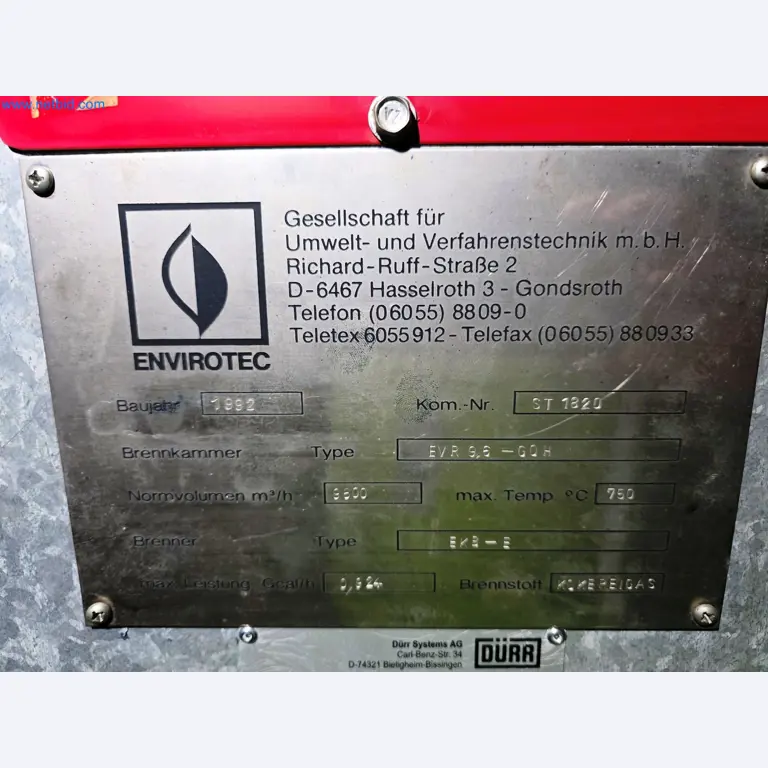 Thermal post-combustion systems from the automotive industry-4