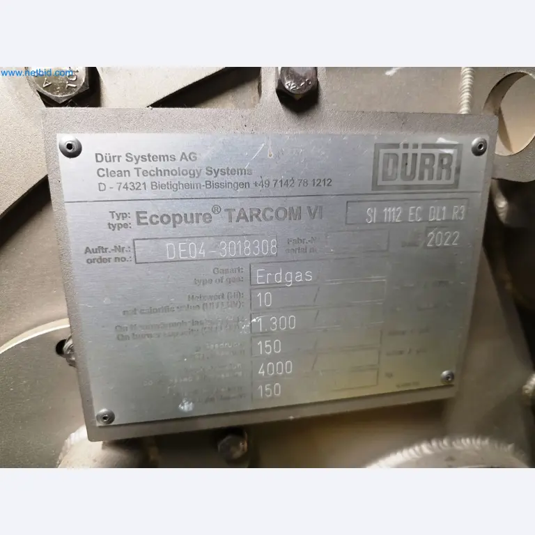 Postcombustion thermique de l'industrie automobile-3