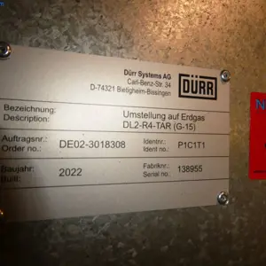 System oczyszczania powietrza wylotowego DÜRR Ecopure Tarcom VI