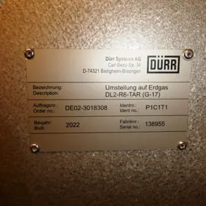 System oczyszczania powietrza wylotowego DÜRR Ecopure TAR 1108 S