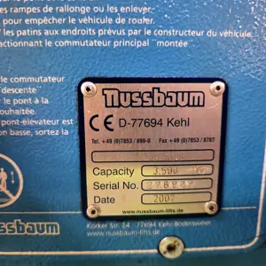 2-Säulen-Kfz-Hebebühne Nussbaum 2.35 SLU