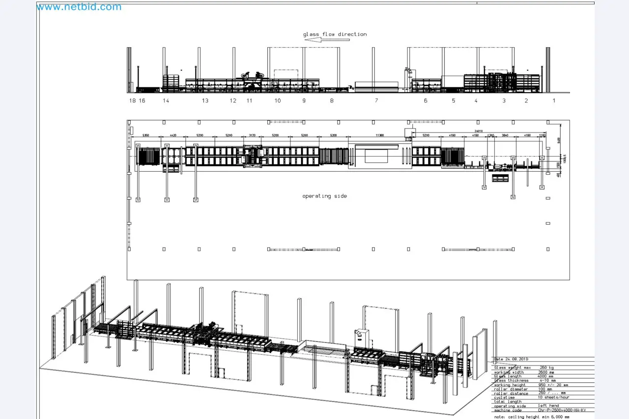 Verkauf einer neuwertigen Pulverbeschichtungs- und Sicherheitsglasanlage (Ausstellungsmaschine)-11
