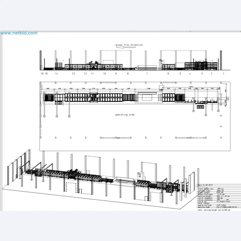 Verkauf einer neuwertigen Pulverbeschichtungs- und Sicherheitsglasanlage (Ausstellungsmaschine)-11