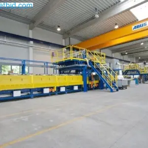 Pulverbeschichtungslinie und Sicherheitsglasproduktion (Zuschlag unter Vorbehalt) Klöpper Maschinentechnik C-2600x4000-HA-K