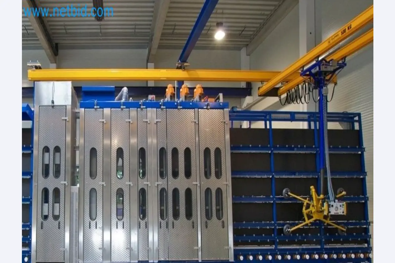 Verkauf einer neuwertigen Pulverbeschichtungs- und Sicherheitsglasanlage (Ausstellungsmaschine)-46