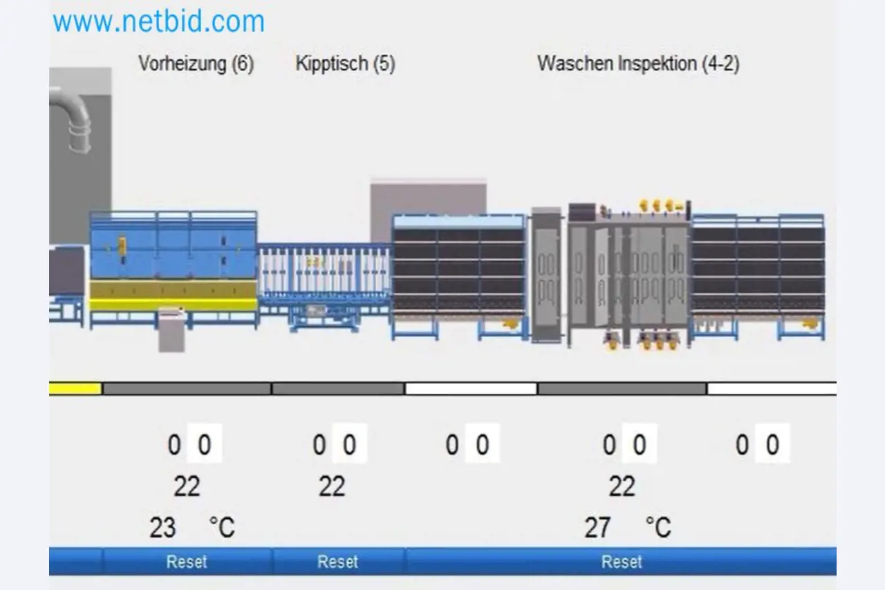 Verkauf einer neuwertigen Pulverbeschichtungs- und Sicherheitsglasanlage (Ausstellungsmaschine)-49