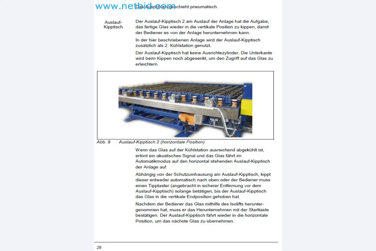 Verkauf einer neuwertigen Pulverbeschichtungs- und Sicherheitsglasanlage (Ausstellungsmaschine)-59